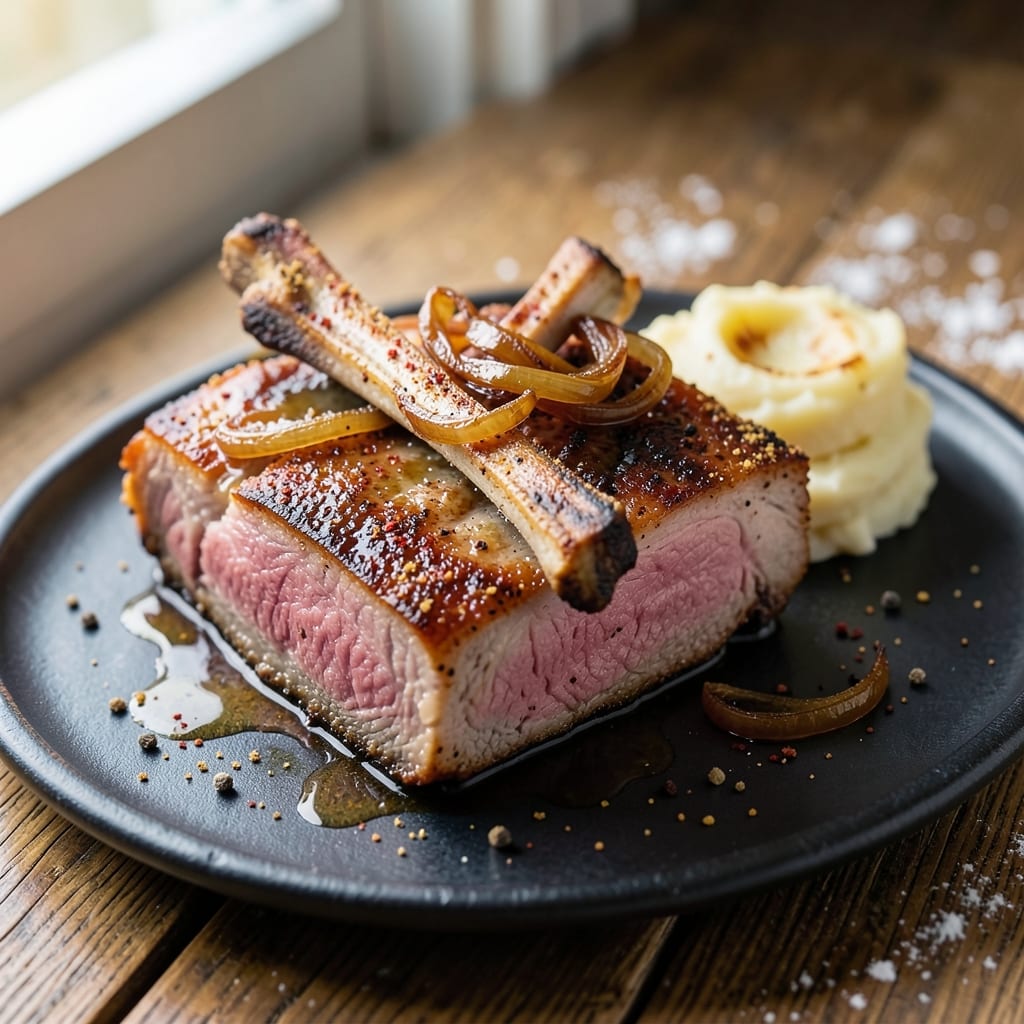 BJ's Double Bone-In Pork Chop Recipe: Smoky Brown Sugar Crust With Deep Meat Flavor