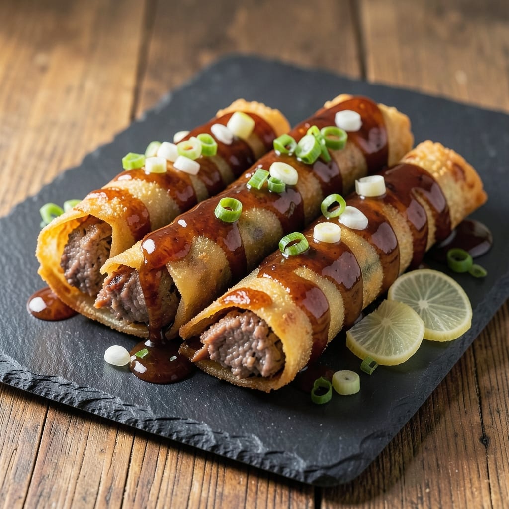 BBQ Pork Spring Rolls Recipe: Crispy Layers and Tangy Dipping Magic