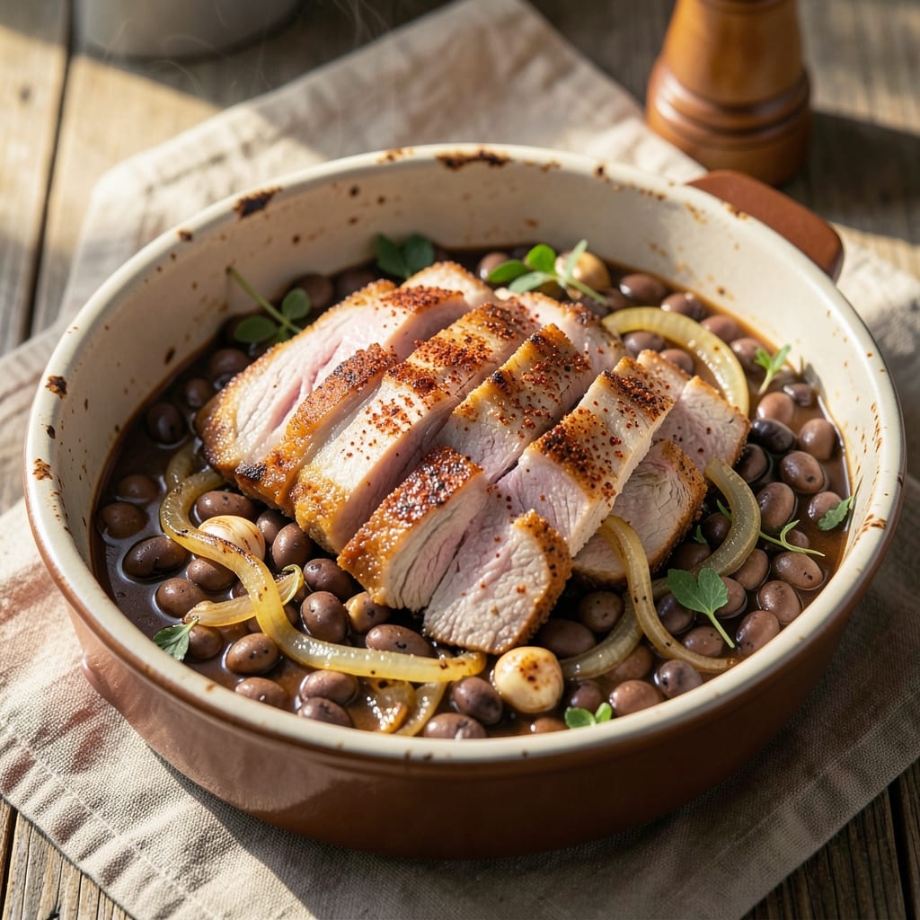Belly Pork and Beans Recipe: Smoky-Spiced Slow Cooker Harmony