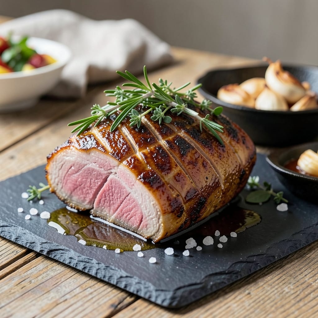 4-Lb Pork Tenderloin Recipe: Garlic-Herb Crust Locks in Moisture