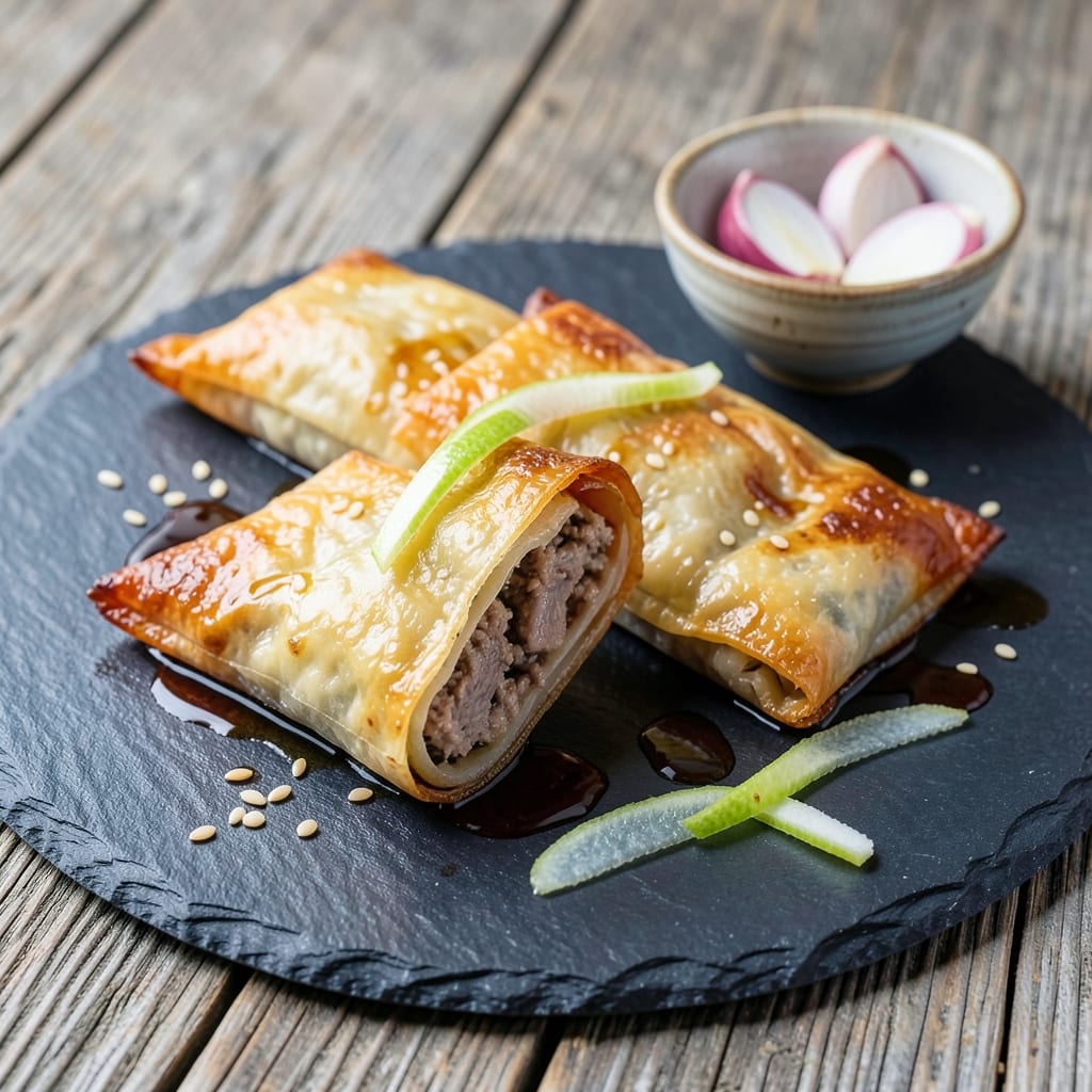 Beef and Pork Egg Rolls Recipe: Crispy Wraps with Secret Soy-Ginger Filling