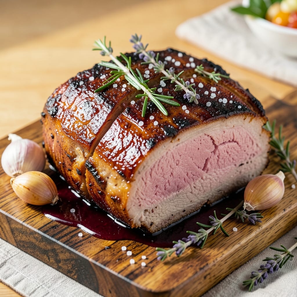 Bobby Flay's Pork Shoulder Recipe: Smokehouse-Style Crispy Bark and Juicy Pink Heart