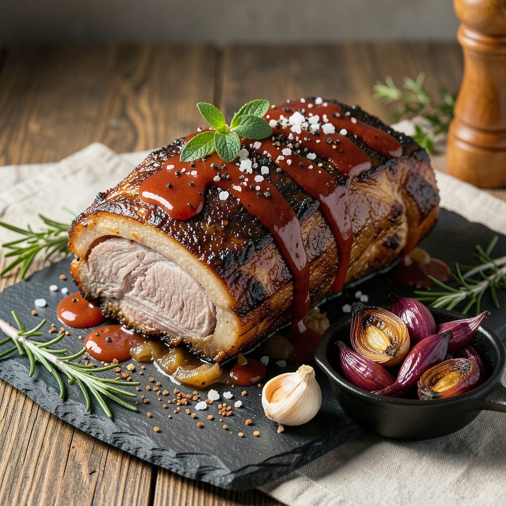 BBQ Bone-In Pork Shoulder Roast Recipe: Smokehouse Crust Meets Shatterproof Tenderness
