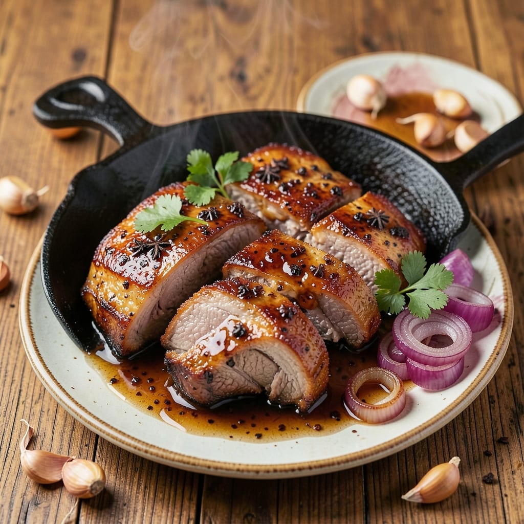 BBQ Pork Cheeks Recipe: Star-Anise Glow and Caramelized Collagen Magic