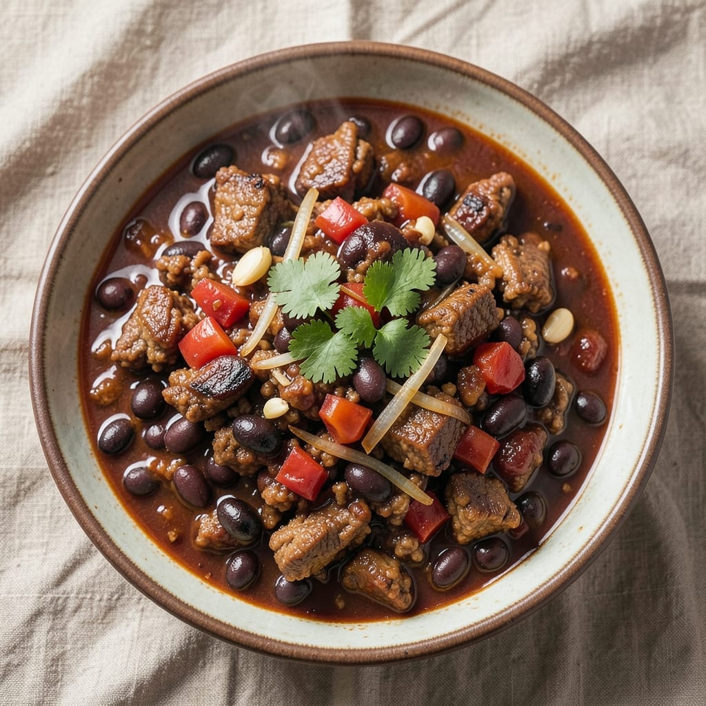 Black Bean Ground Pork Chili Recipe: Smoky Spice Bomb With Deep Mexican Soul