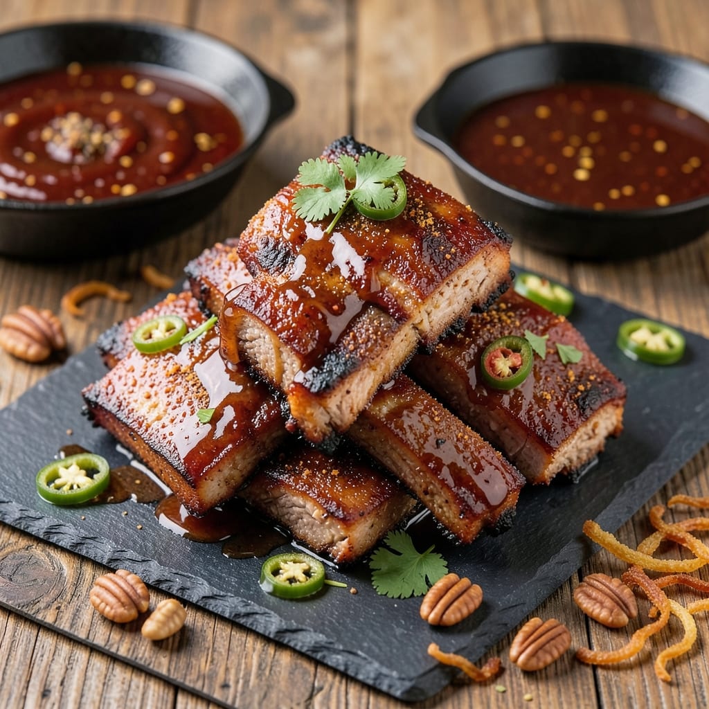 BBQ Pork Spareribs Recipe: Smokehouse Bark Meets Sticky-Sweet Glaze