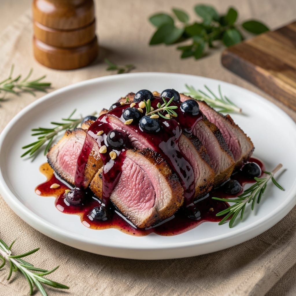 Blueberry Pork Tenderloin Recipe: Herb-Infused Glaze That Balances Sweet and Savory