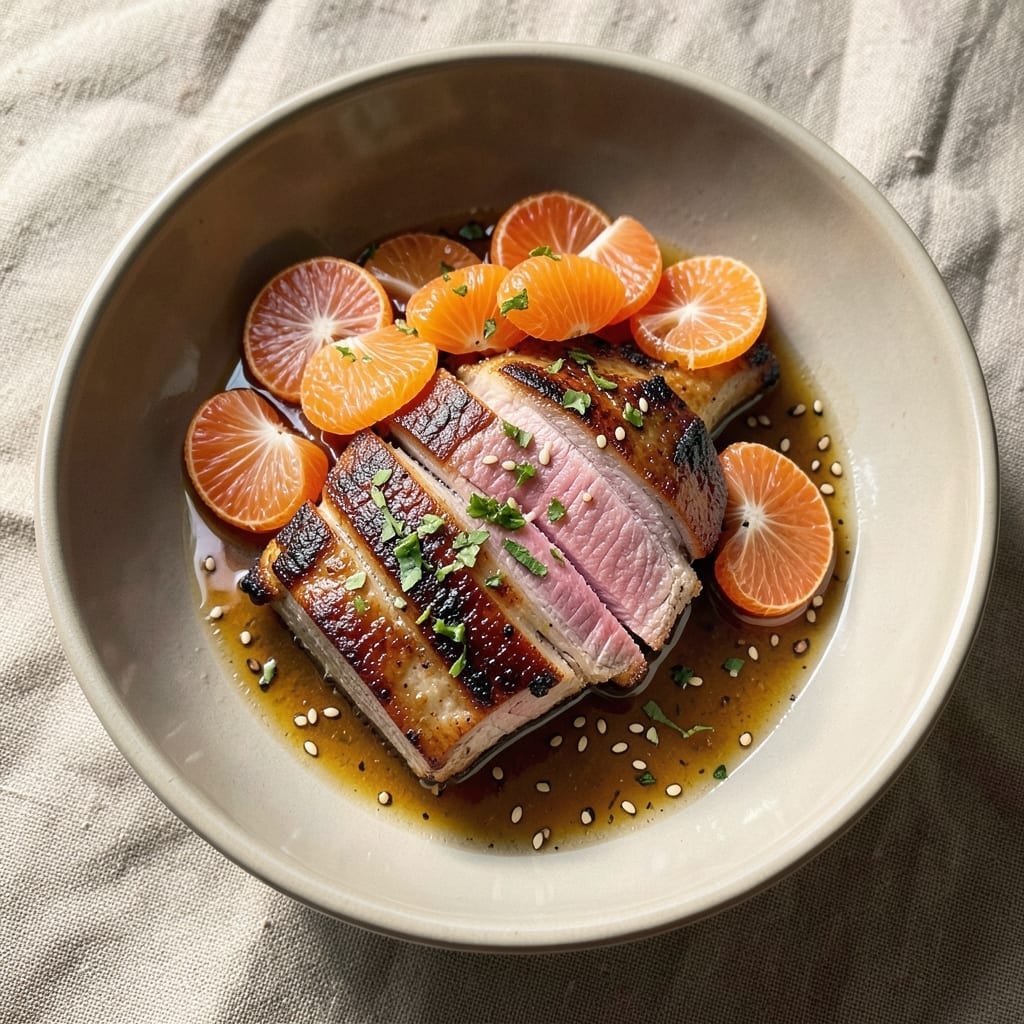 Bj's Mandarin Orange Pork Chops Recipe: Honey-Soy Glaze with Crispy Bark
