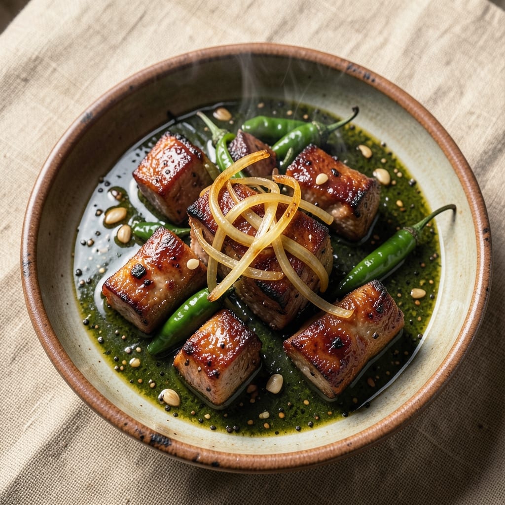 505 Pork Green Chili Recipe: Smoky Chili Heat with Melty Cheese Topping