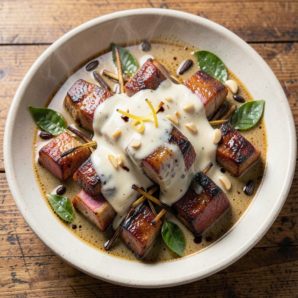 Black Pork Curry Recipe: Deep-Spiced Coconut Simmer With Charred Aromatics