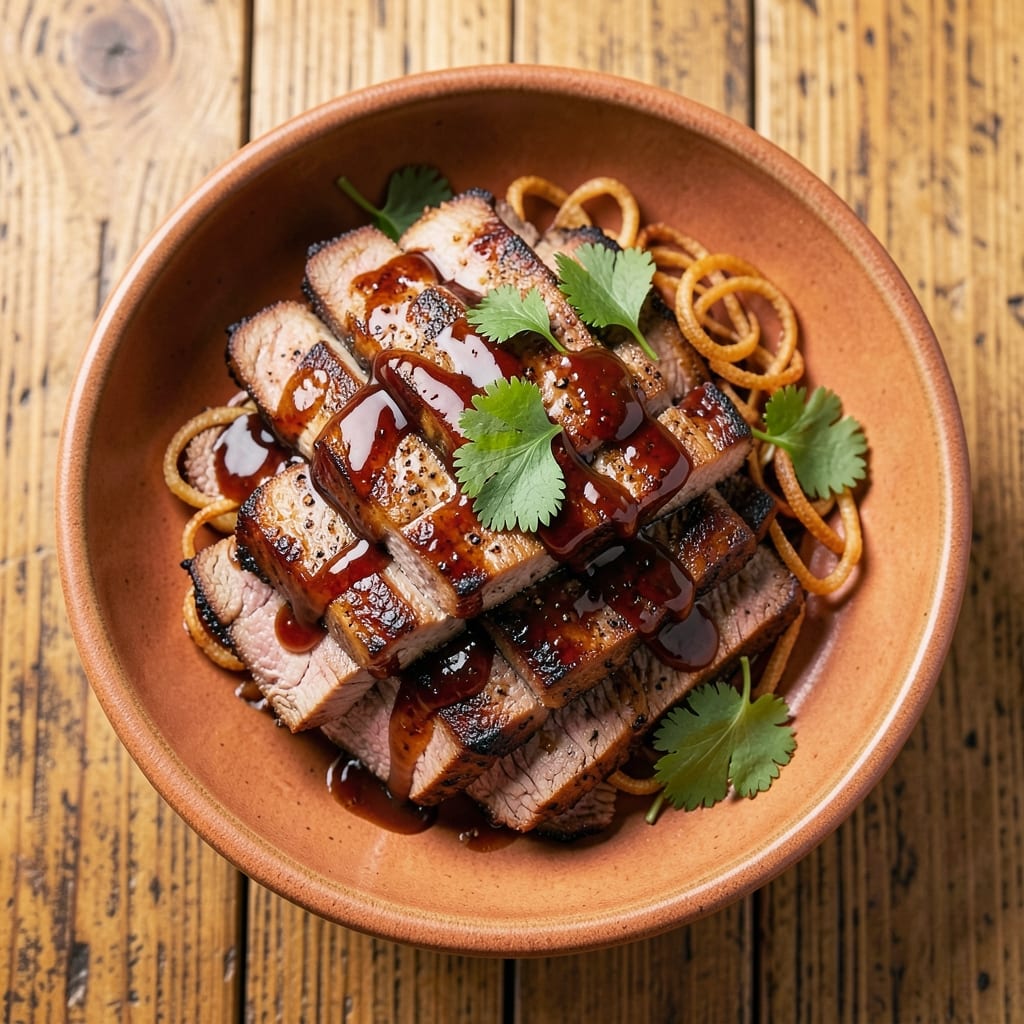 BBQ Pork Slices Recipe: Crispy Bark Meets Sticky Sweet Glaze