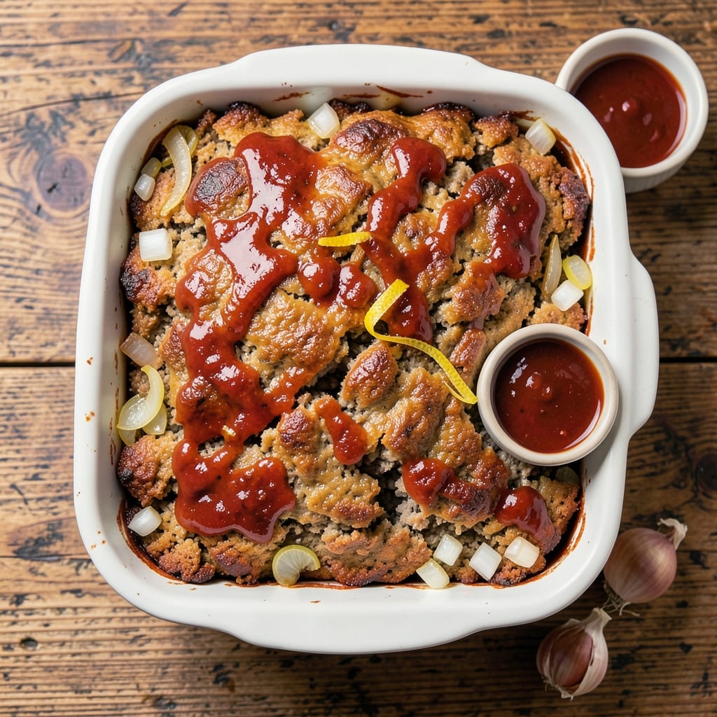 Betty Crocker Meatloaf Recipe with Beef and Pork: Glazed Crust with Perfect Pink Centers