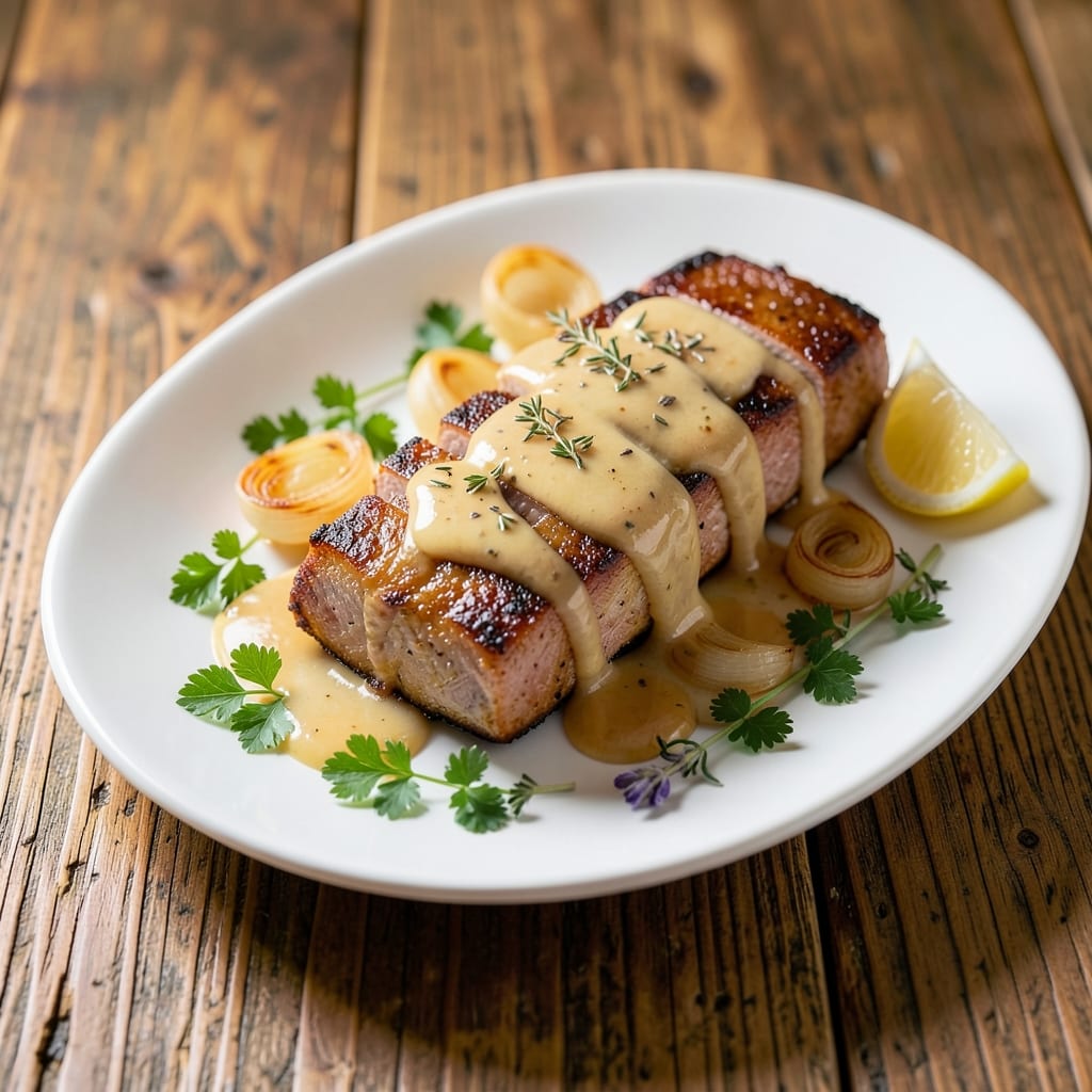Abuelos Pork Tenderloin Recipe: Creamy Garlic-Herb Sauce That Sticks