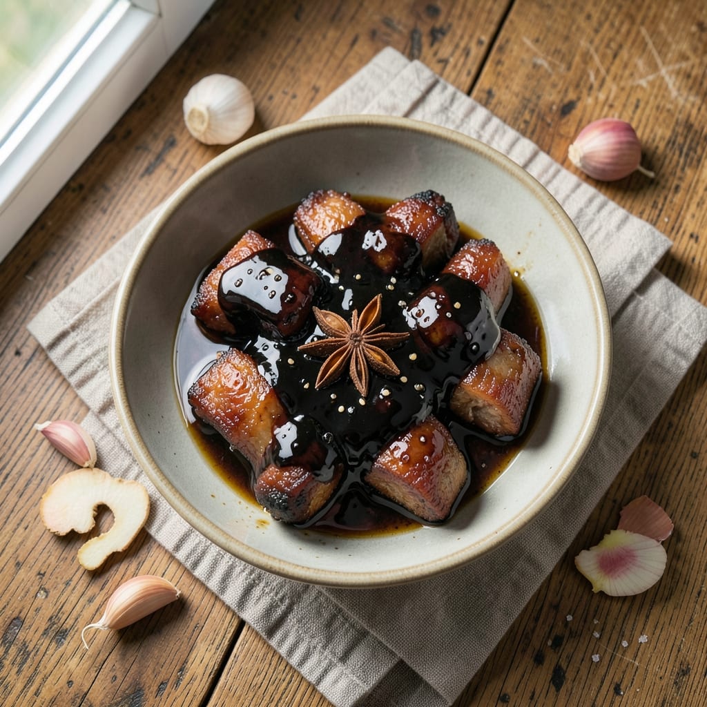 Black Sweet Vinegar Pork Trotters Recipe: Crispy Bark Meets Tangy-Sweet Gelée Magic
