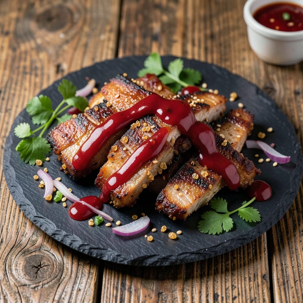 BBQ Pork Strips Recipe: Crispy-Cracked Bark with Sticky-Sweet Glaze