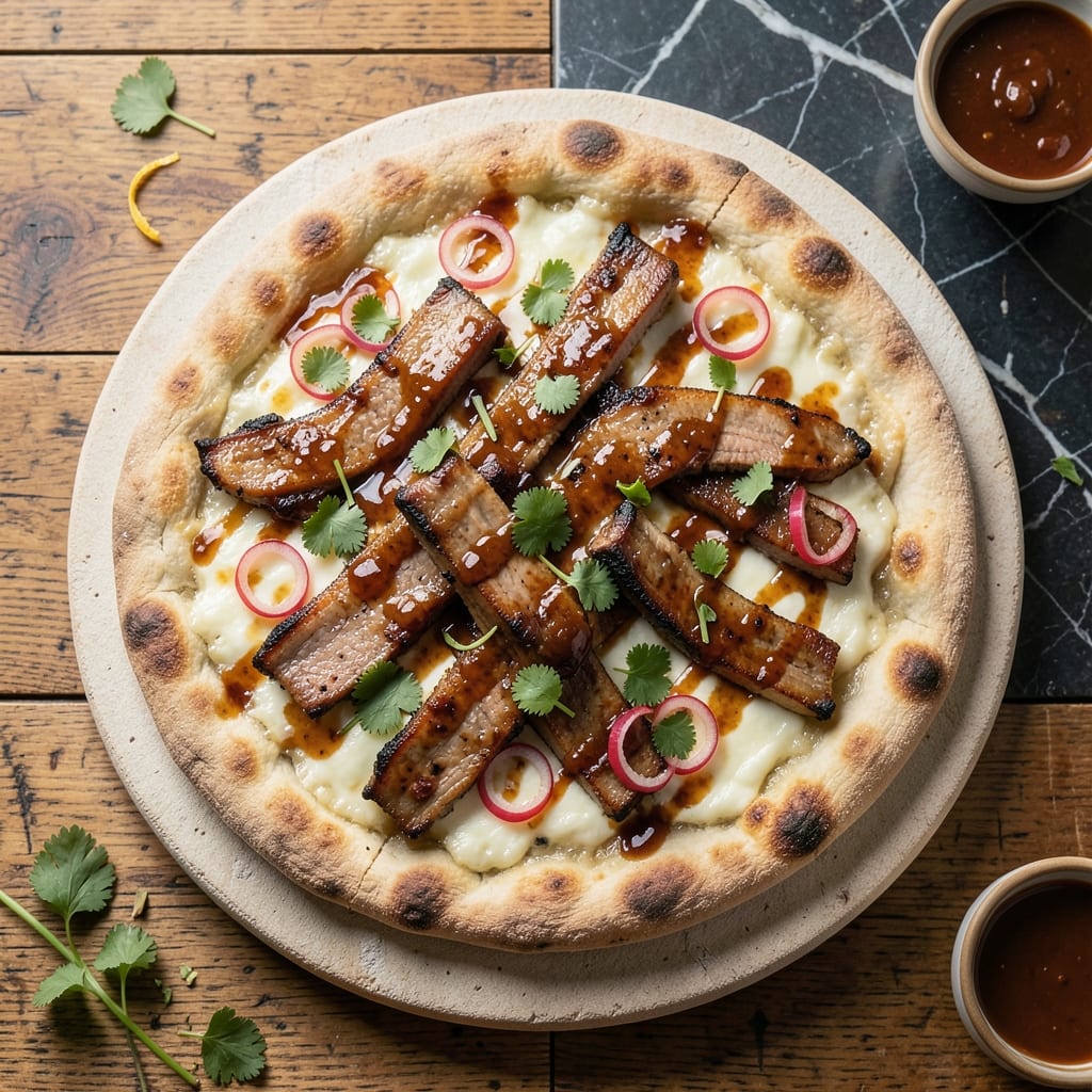 BBQ Pork Flatbread Pizza Recipe: Crispy Crust Meets Smoky Sweet Topping