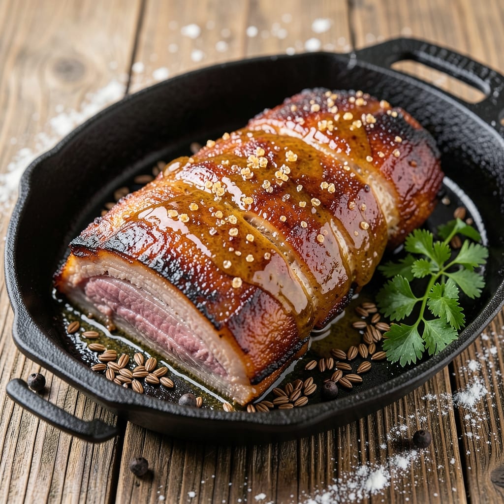 Berlin Pork Knuckle Recipe: German Tavern Crisp With Juicy Pink Centers