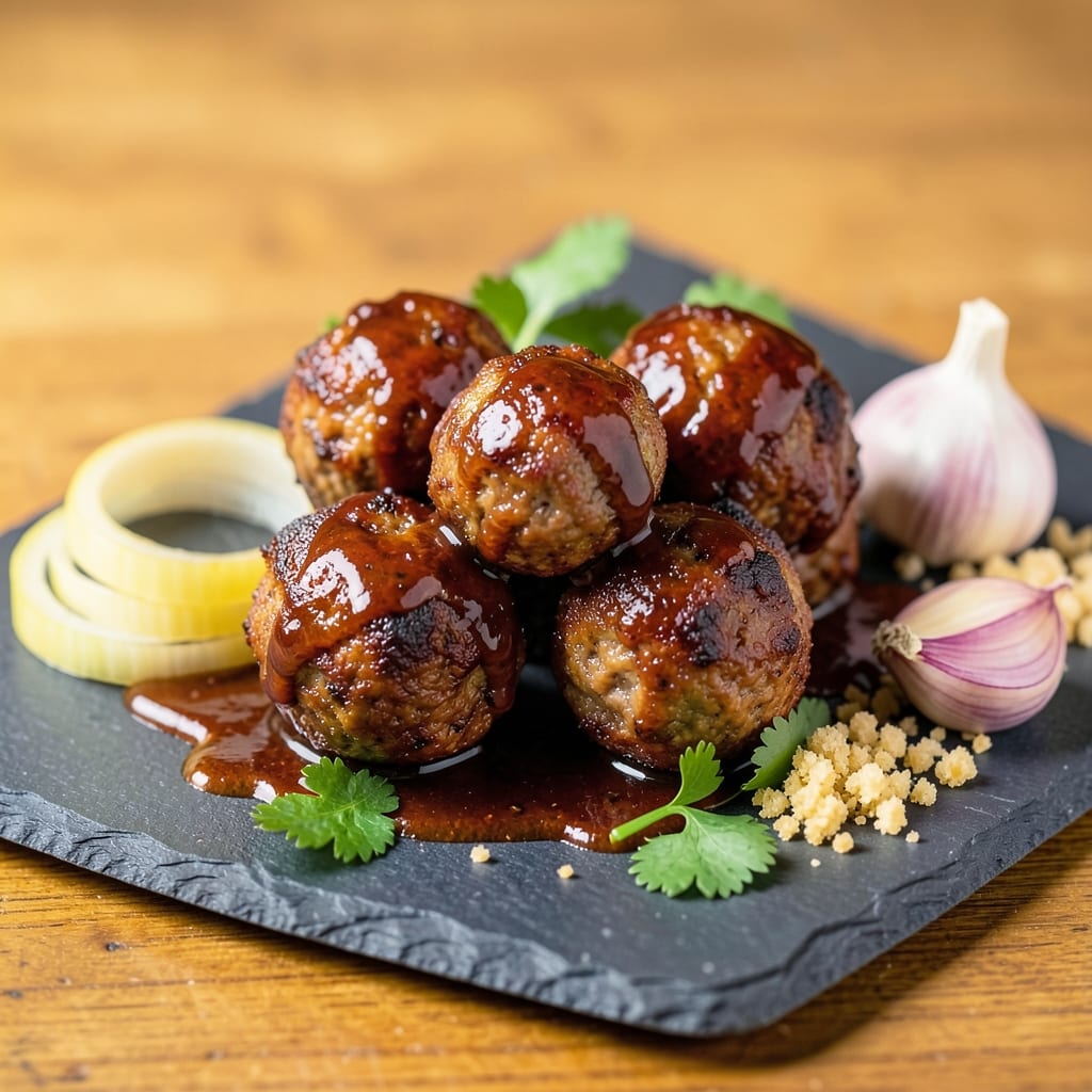 BBQ Pork Meatballs Recipe: Smoky-Sweet Glazed Bites With Crunchy Crust