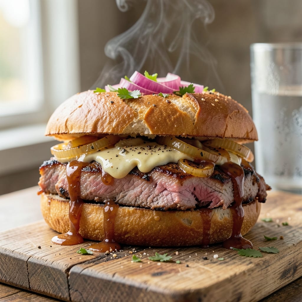 BBQ Pork Loin Sandwiches Recipe: Crusty Roll-Held Comfort with Smoky-Sweet Bite