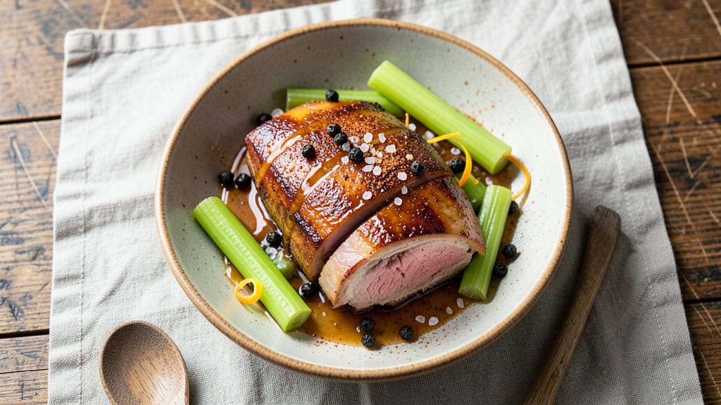 Boston Pork Recipe: Slow-Braised Celery Crown Crunch Magic
