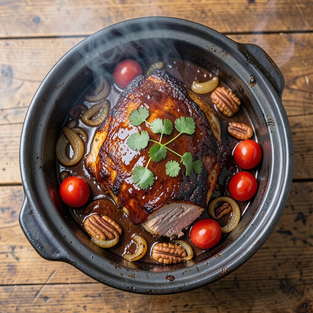 BBQ Pork Shoulder Crock Pot Recipe: Slow-Smoked Flavor Without the Grill