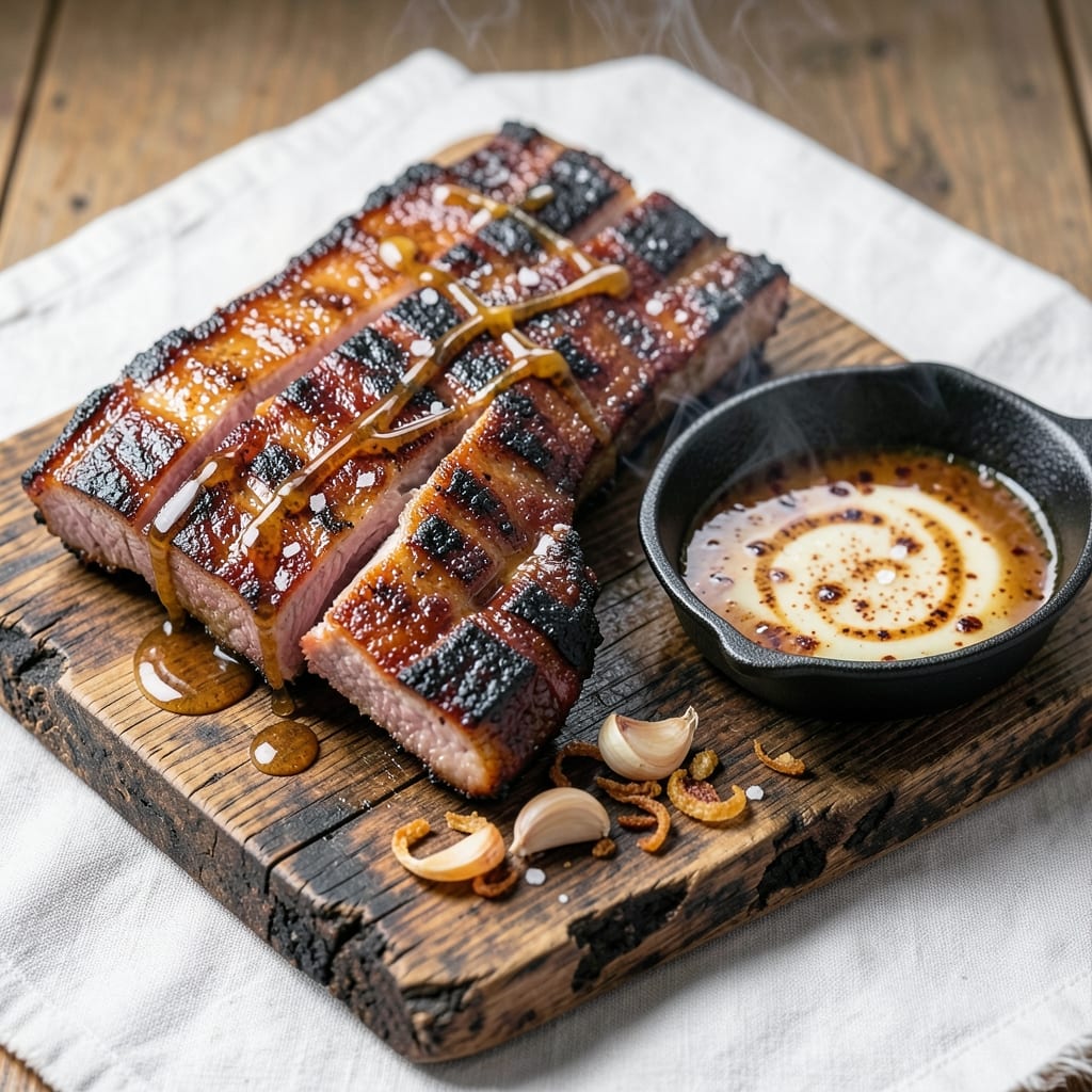 BBQ Pork Ribs Charcoal Grill Recipe: Smoke-Ringed Crust and Fall-Off-Bone Tenderness