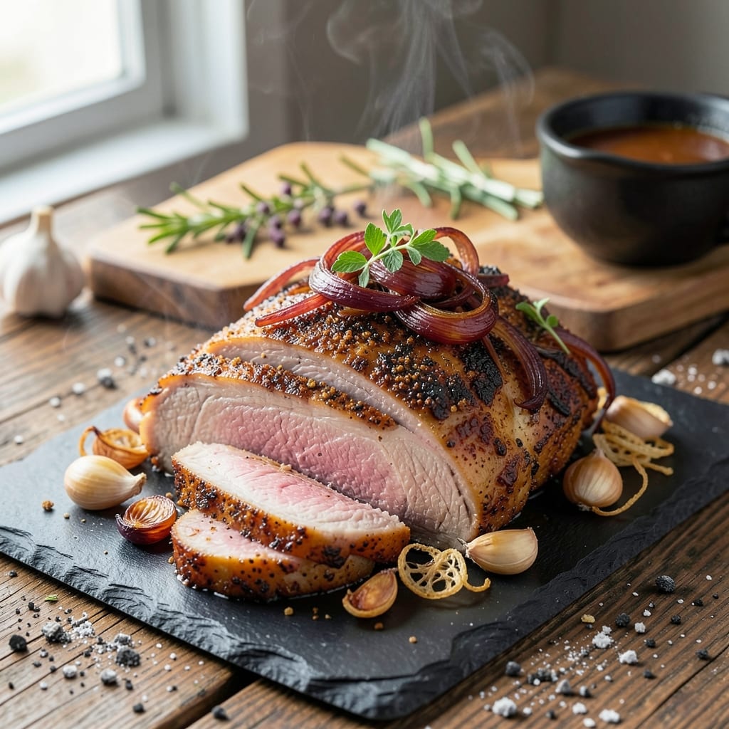 8-Lb Pork Shoulder Roast Recipe: Low-and-Slow Smokehouse Tenderness