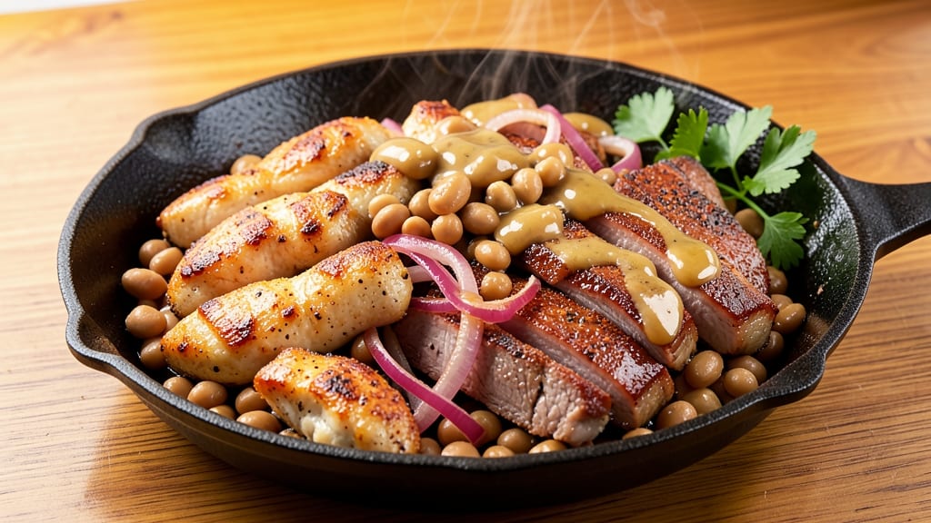 Chicken and Pork and Beans Recipe: Smoky-Spiced One-Pot Heartiness