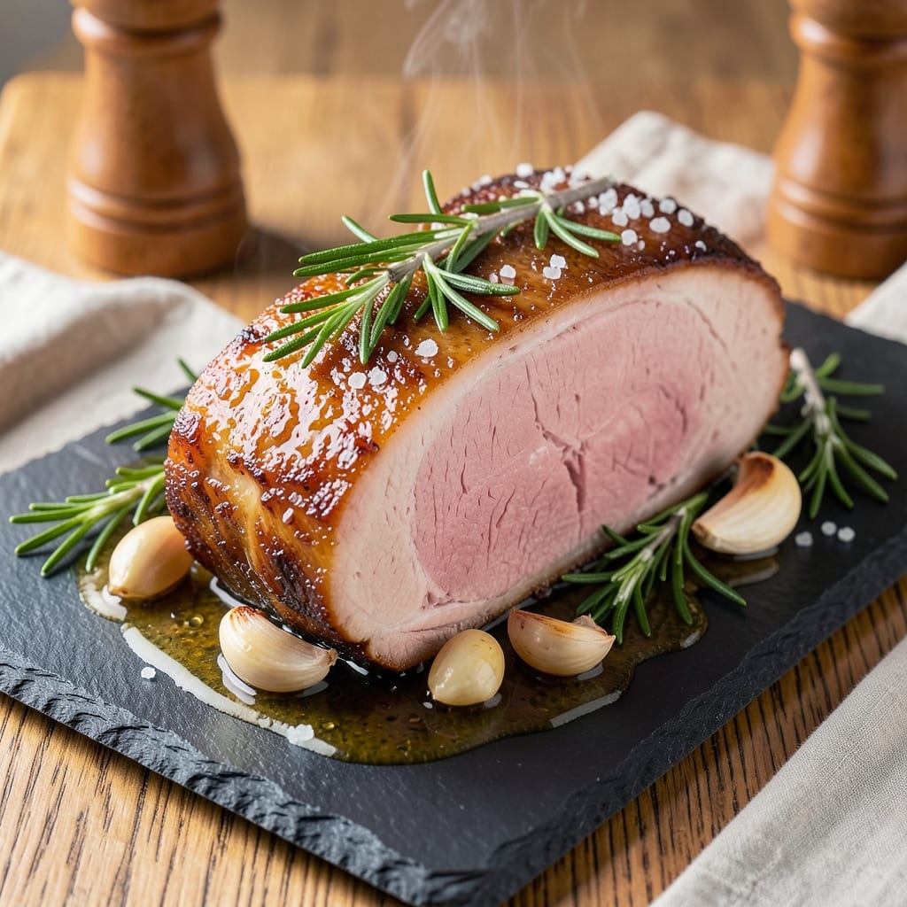 4-Pound Pork Loin Roast Recipe: Garlic-Rosemary Crust Meets Juicy Core