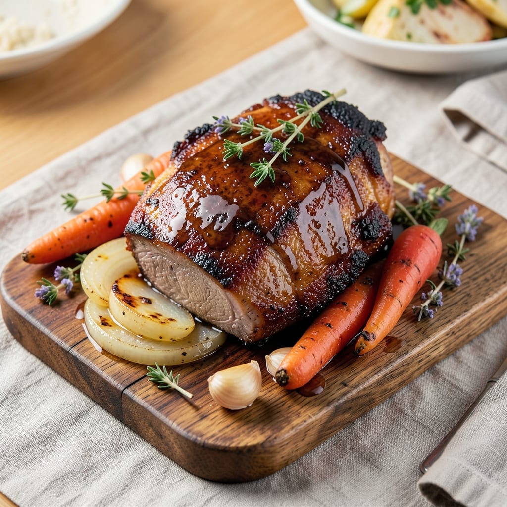Beer-Braised Pork Roast Recipe: Malty Crust Meets Juicy Pink Centers