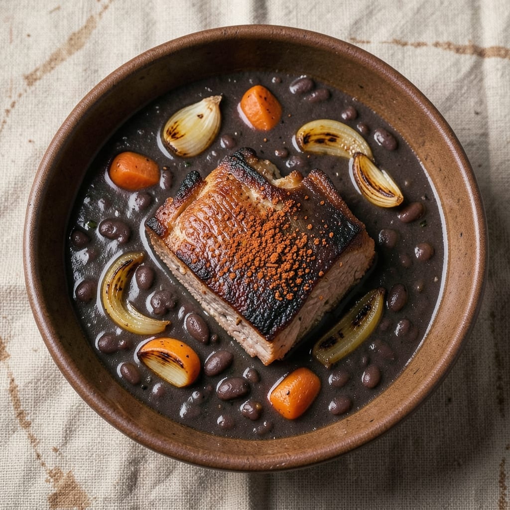 Black Bean Soup With Pork Recipe: Smoky Spice-Simmered Comfort Bowl