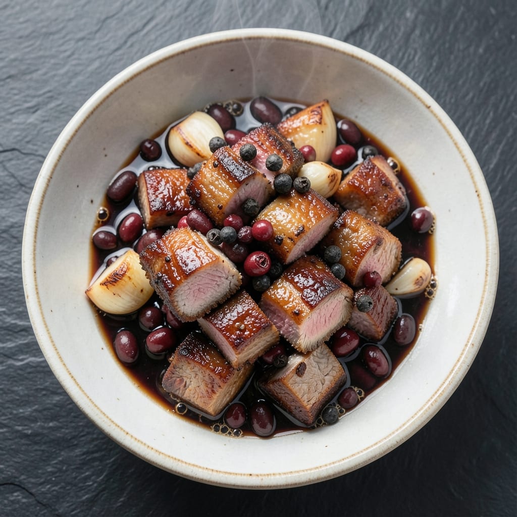 Black Pepper Pork Chinese Recipe: Wok-Fried Crispy Bites with Charred Aroma