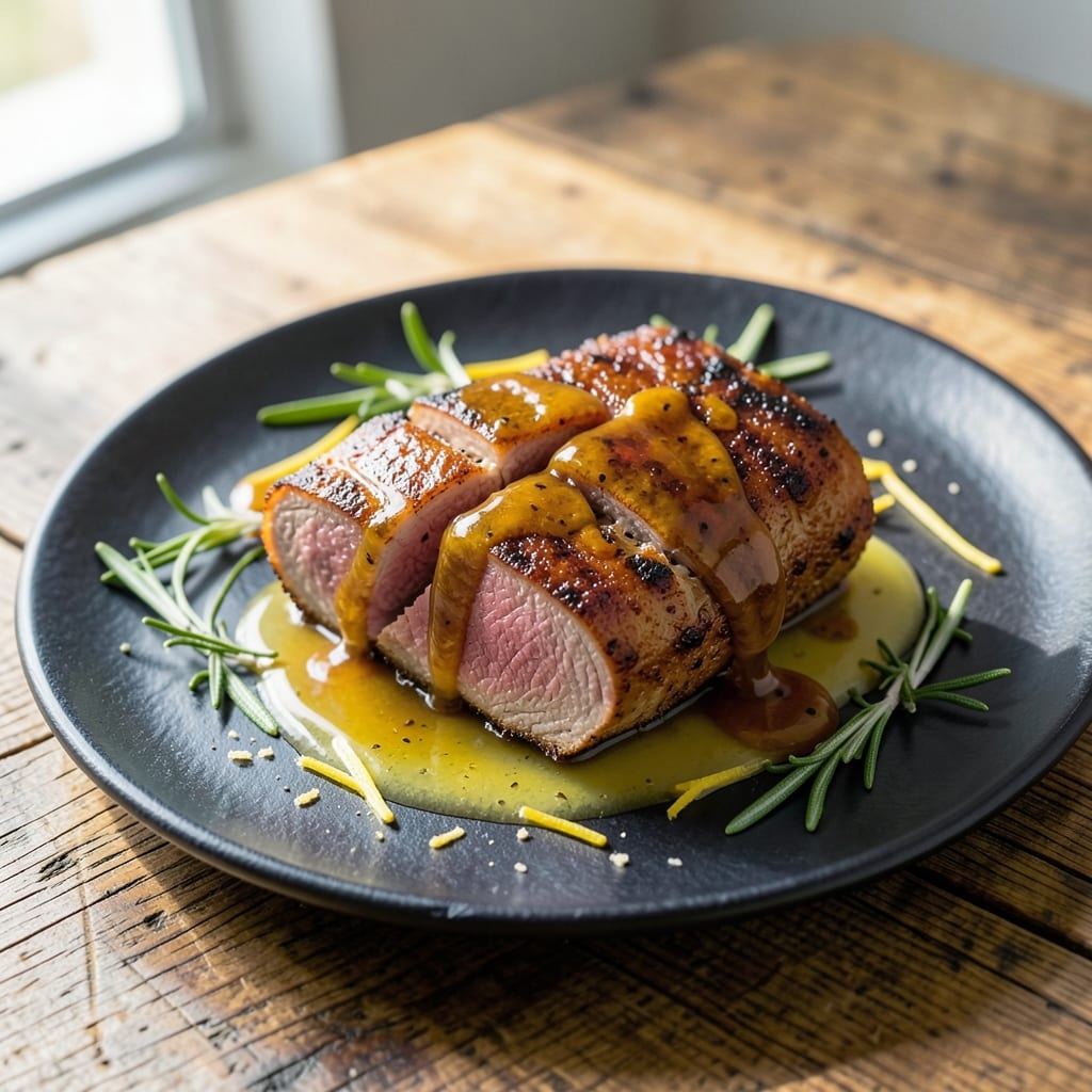 Blue Apron Pork Tenderloin Recipe: Honey-Mustard Pan-Seared With Crispy Bark