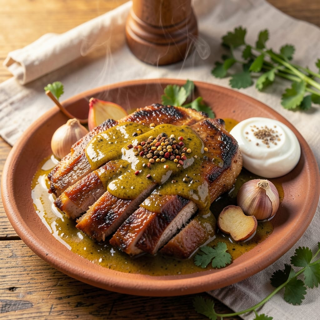 Bengali Pork Recipe: Mustard Seed and Poppy Crunch Crust