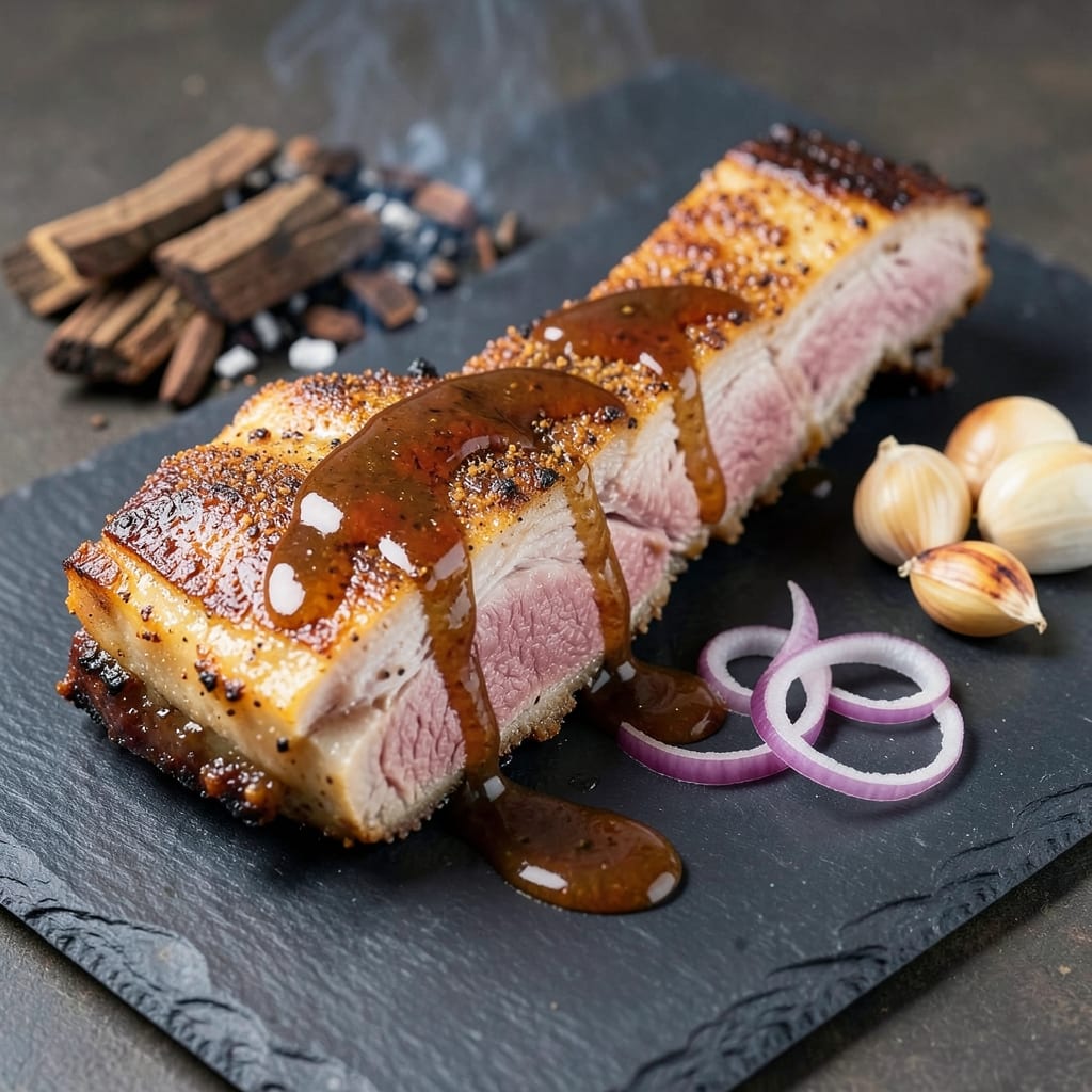 BBQ Pork Backbone Recipe: Smoke-Ring Seared Crust and Shatterproof Tenderness