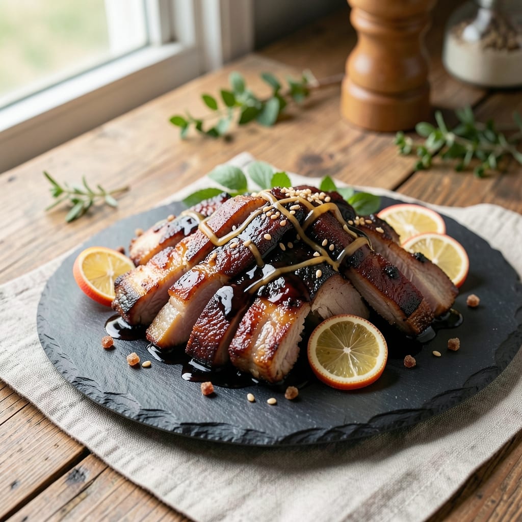 Black Vinegar Pork Trotters Recipe: Glossy Crisp Bark Over Silky Meat