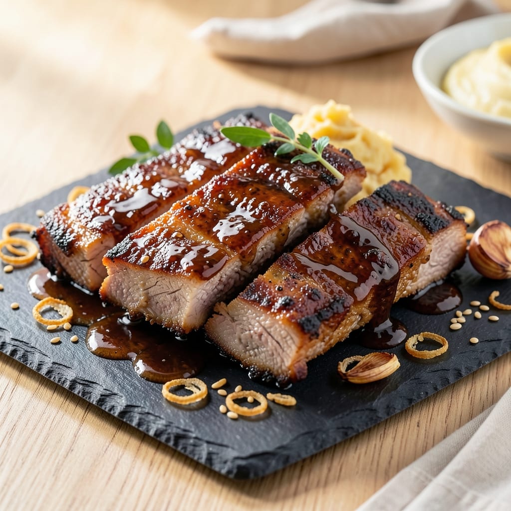 BBQ Pork Short Ribs Recipe: Oven-Braised Until Fork-Tender and Glossy