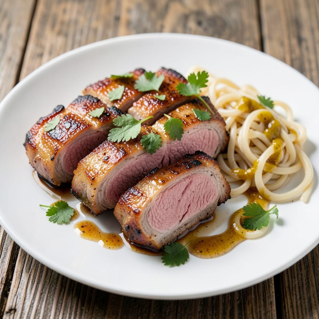 Beer-Braised Pork Chops and Noodles Recipe: Caramelized Beer Crust Meets Silky Noodles