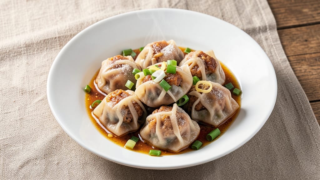 Chinese Steamed Pork Dumplings Recipe: Wok-Seared Crisp With Juicy Hearts