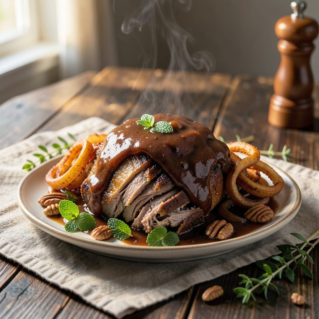 BBQ Pulled Pork Crock Pot Recipe Root Beer: Root Beer-Braised Bark With Sticky Sweetness