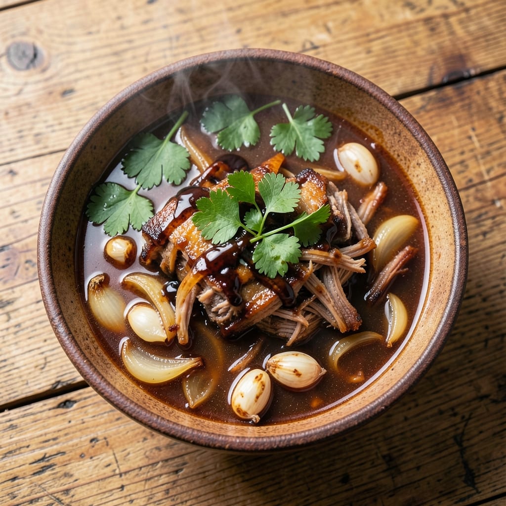 BBQ Pork Soup Recipe: Smoky-Sweet Broth with Fork-Tender Chunks
